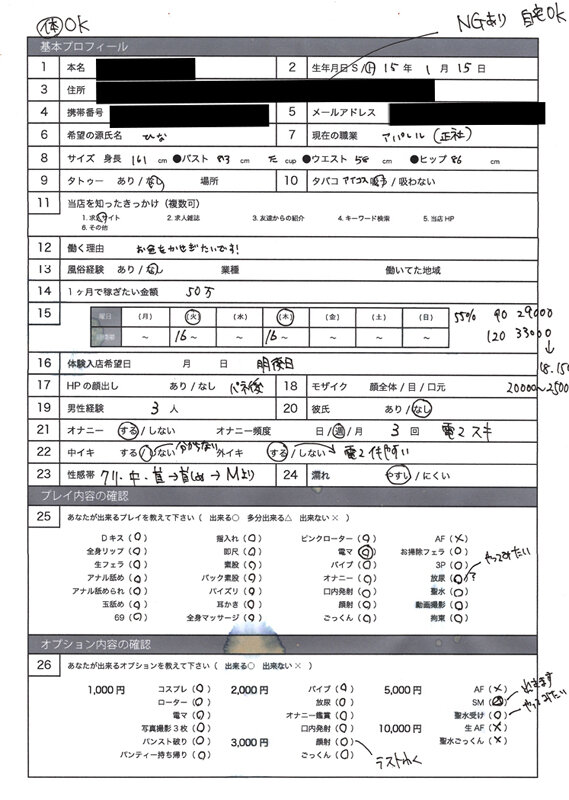 風俗面接SEX盗撮 本番推奨風俗店の面接→SEX体験講習パーフェクト流出！！＃003 面接シロウト 4名255分 画像2