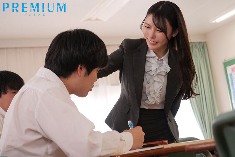 先生のフェラ彼女のよりすっごいよ?~彼女がいる生徒に追撃フェラチオ&PtoM中出しSEX~ 黒島玲衣 1枚目