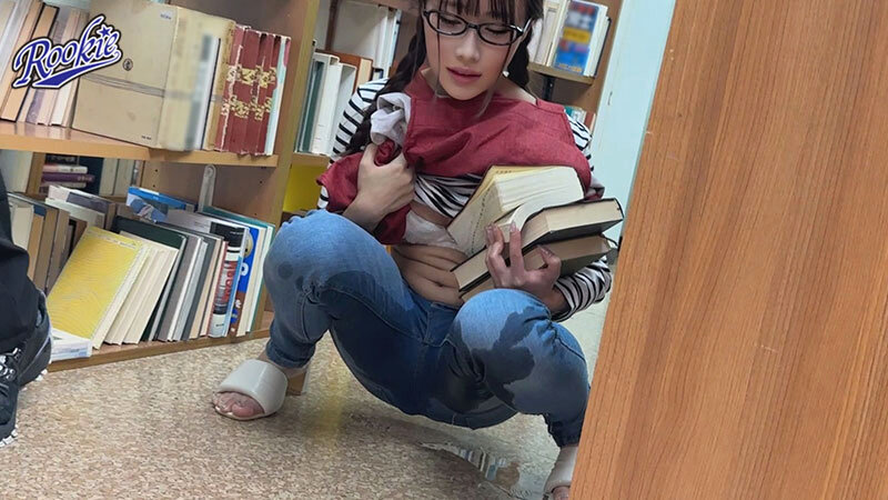 図書館で働く地味っこ眼鏡女子を館内痴●してレ●プ！イキ狂わせて完堕ち肉便器化 斉藤帆夏 サンプル