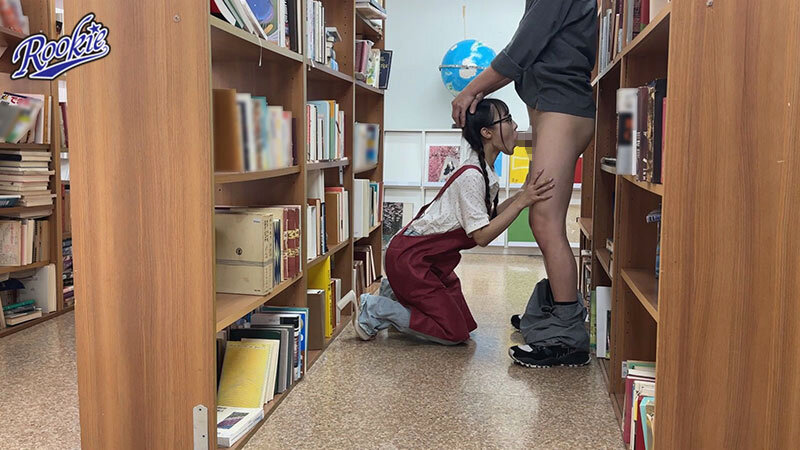 図書館で働く地味っこ眼鏡女子を館内痴●してレ●プ！イキ狂わせて完堕ち肉便器化 斉藤帆夏 サンプル