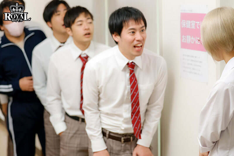 行列ができる性のお悩み相談所 爆美女先生がとろっとろナマ膣診察で何度も精液搾りつくしてくれる男子校のえちえち保健室 百永さりな 13枚目
