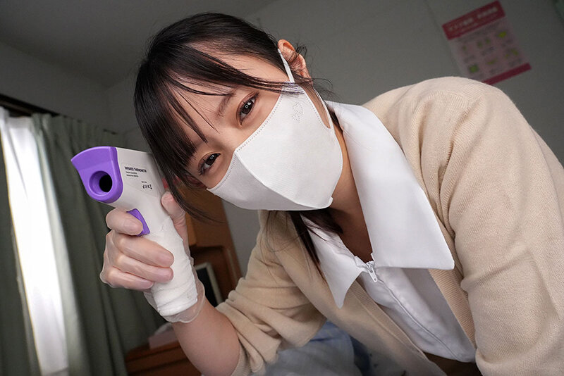 【VR】唾ぐちょチュウとしゅきしゅき連呼で患者のボクを求愛する可愛いナースのお仕事 松井日奈子 画像5