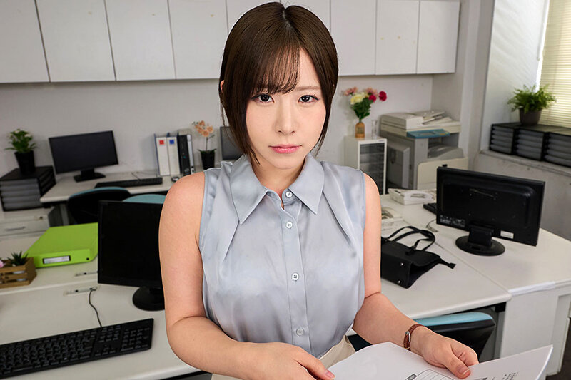 サンプル-【VR】匂いセクハラ エアコンも節約した弱小会社にて。汗ダクダクで匂いムレムレの煮詰まった香りを嗅がせてくる女上司との残業夜 沙月恵奈