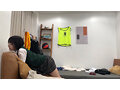 制服少女が部屋で1人でムラムラして…秘密の自慰をこっそり隠し撮り。声を漏らして快感に没頭する無防備な角オナ盗撮。その後凸してビショ濡れま●こSEXした。 - 6