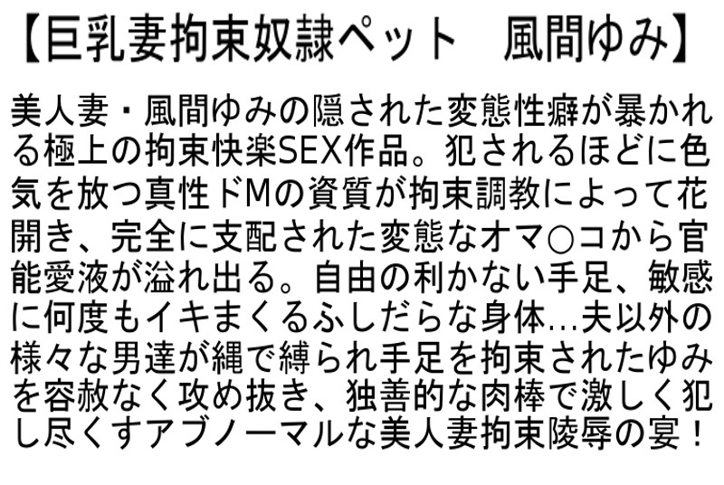 【お得セット】拘束・泥●・義母 風間ゆみ 3作品セット 画像2