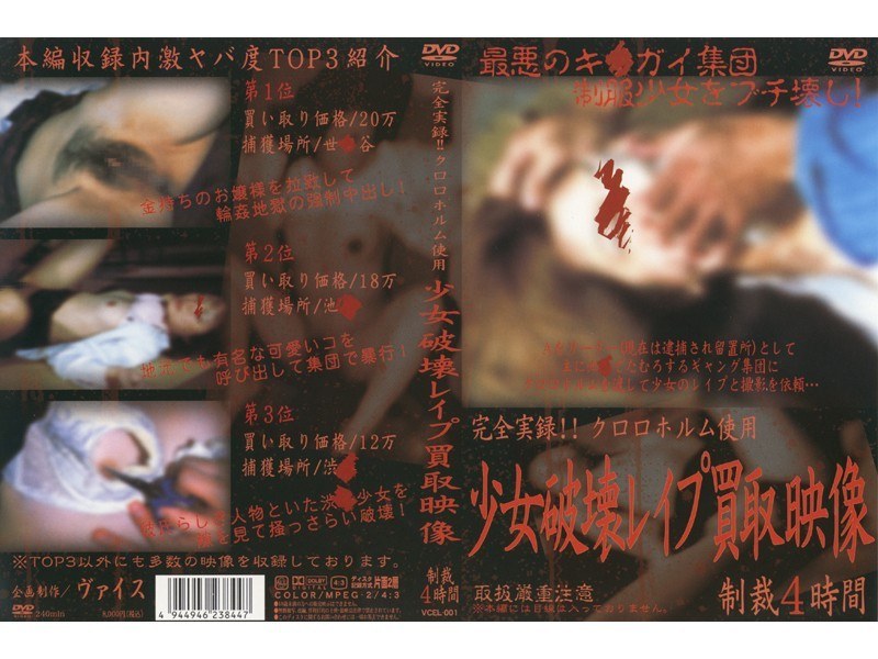 少女破壊レイプ買取映像