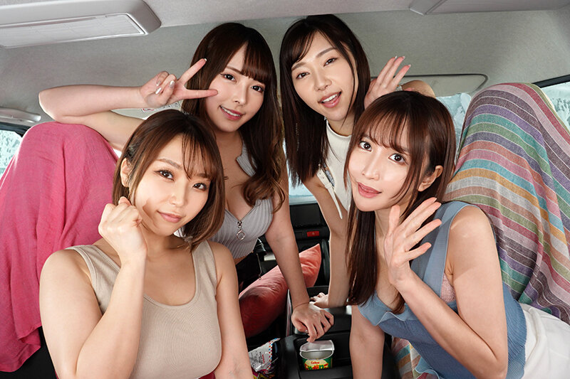 【VR】人生で最初の、かつ最高の、エッチなモテ期が来た!!会社で有名な美女の部下4人と1泊2日の温泉旅行。温泉へ向かう車中で4人わちゃわちゃハーレムSEX 蘭々 さつき芽衣 八乃つばさ 天川そら 2枚目