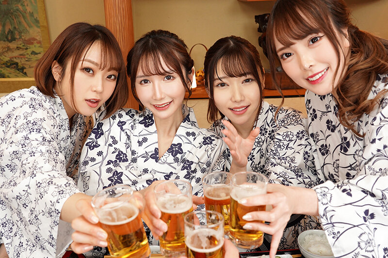 【VR】人生で最初の、かつ最高の、エッチなモテ期が来た!!会社で有名な美女の部下4人と1泊2日の温泉旅行。旅館の部屋で夢の拘束玩具責め&ハーレムSEX 蘭々 さつき芽衣 八乃つばさ 天川そら 2枚目