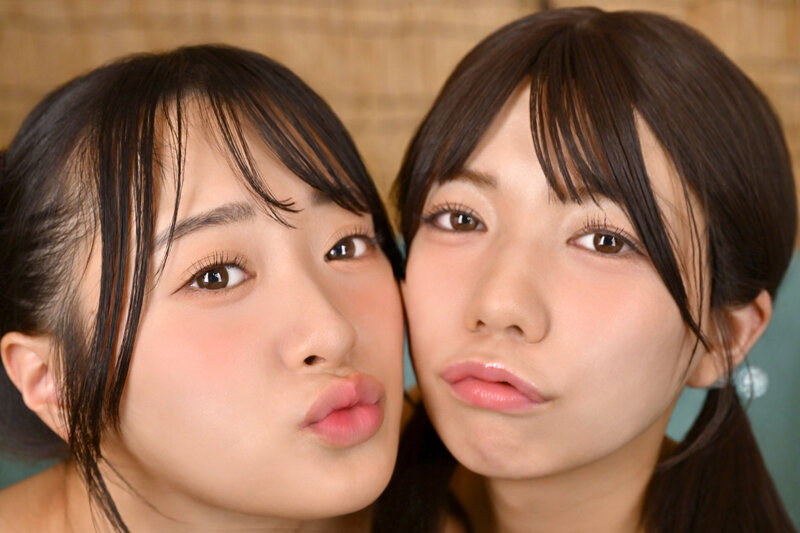 【VR】【8K】僕のことを大好きなあざとちっぱいたちが秘密の場所で無邪気ソープごっこ！～おせっせ交互騎乗位でぬるぬるチ●ポ奪い合い～かほちゃんゆなちゃん サンプル