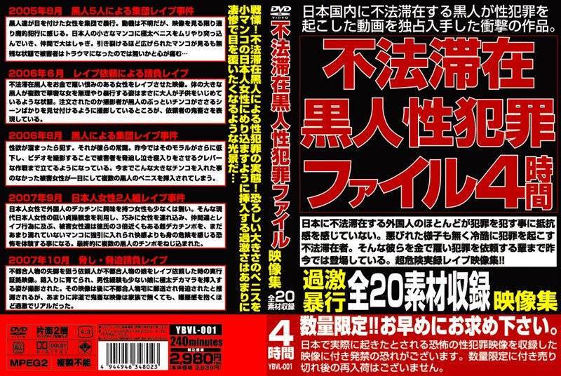 不法滞在黒人性犯罪ファイル