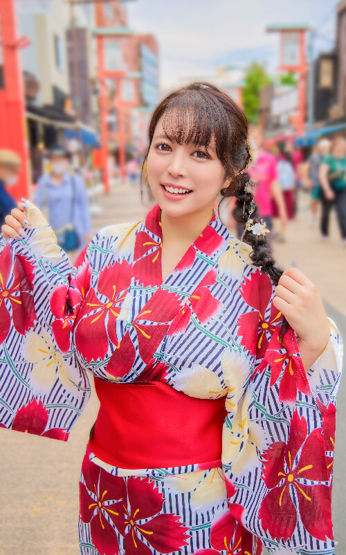 マチアプちゃん!ふわとろHカップの上京ハメ撮りSEX 浴衣デートでハメを外して即ハメモードで中出しOK はるな 22歳 大学生 1枚目
