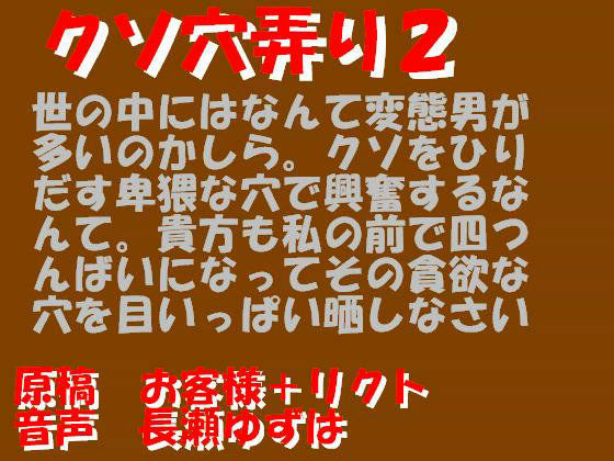 クソ穴弄り 2 （mp3）