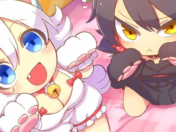 2匹いっしょににゃんにゃんこ画像no.1