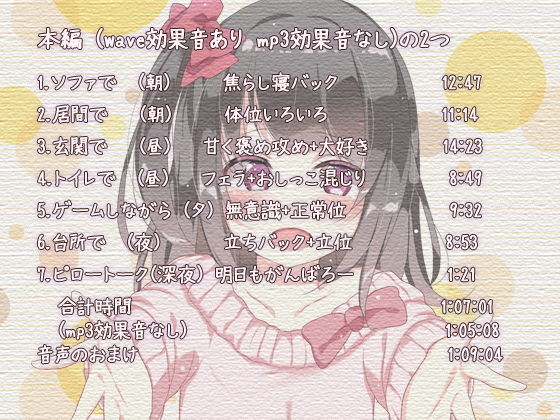 サンプル画像1:自堕落的セックス三昧 音声 [作品ID:d_129946]