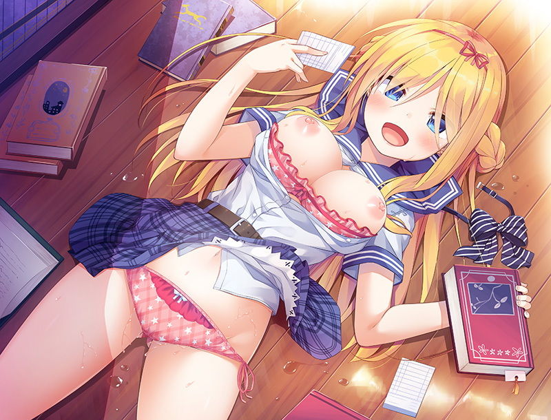 サンプル画像1:【バイノーラル】図書委員の後輩が、大人の世界を教えてあげます [作品ID:d_130297]