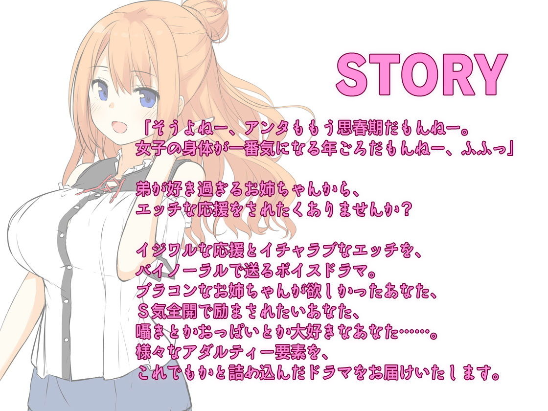 サンプル画像1:【バイノーラル】勉強を頑張る君を、お姉ちゃんが優しく厳しく応援してあげます [作品ID:d_130515]