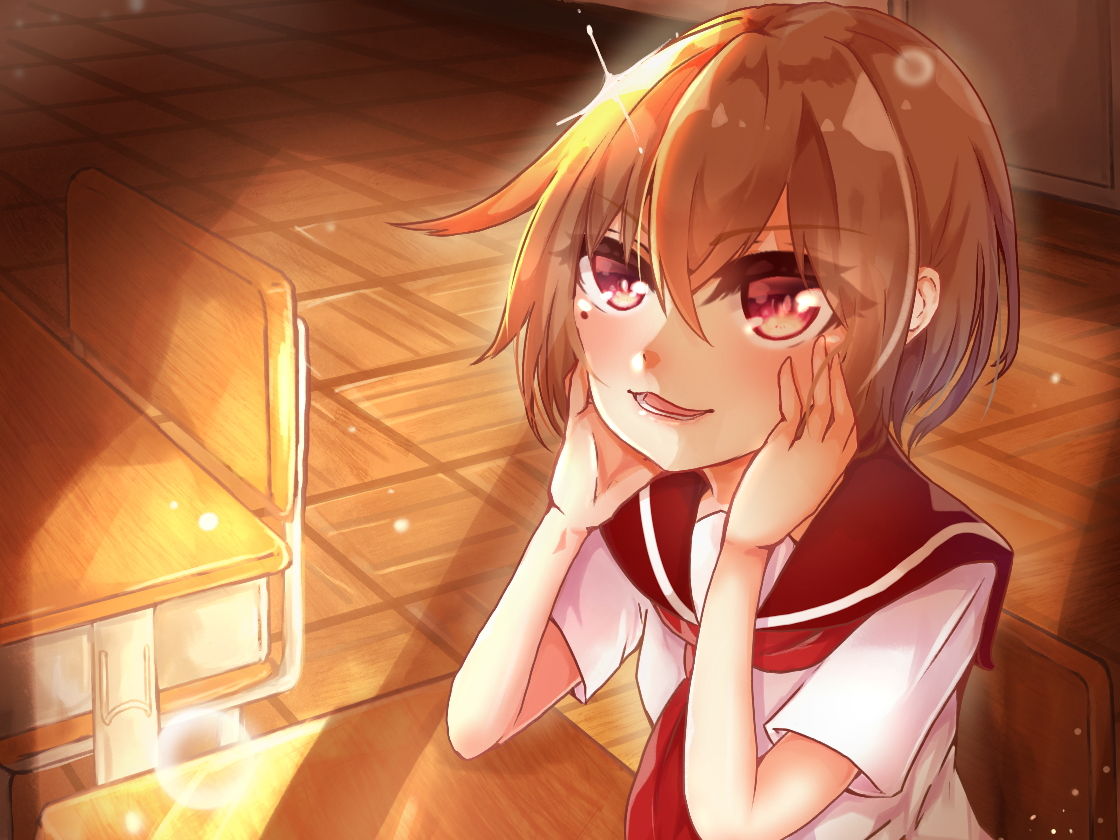 サンプル画像2:後輩少女に我慢の大切さを教えてもらいたいですよね？ [作品ID:d_130850]