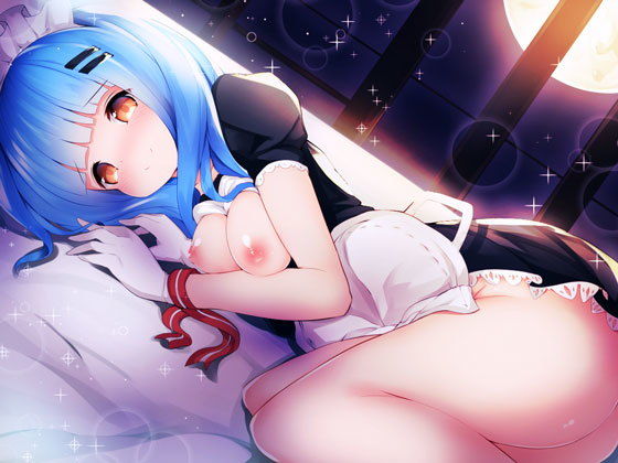 サンプル画像1:メイドさんが夜這いに来ました [作品ID:d_131134]