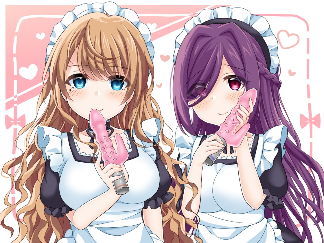 サンプル画像1:お姉さんメイド綾那・梢のフェラチオBGM [作品ID:d_131462]