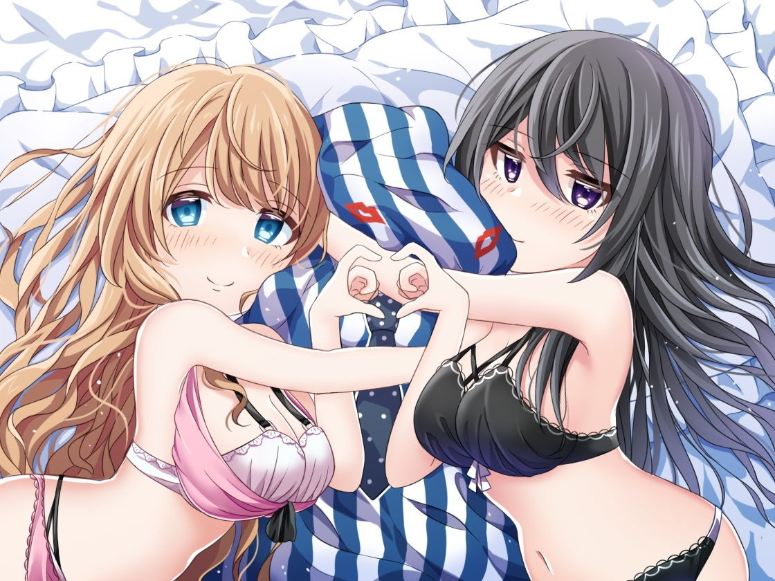 サンプル画像1:お姉さんメイド綾那と文に挟まれてWぺろちゅぱエッチされるバイノーラル [作品ID:d_131883]