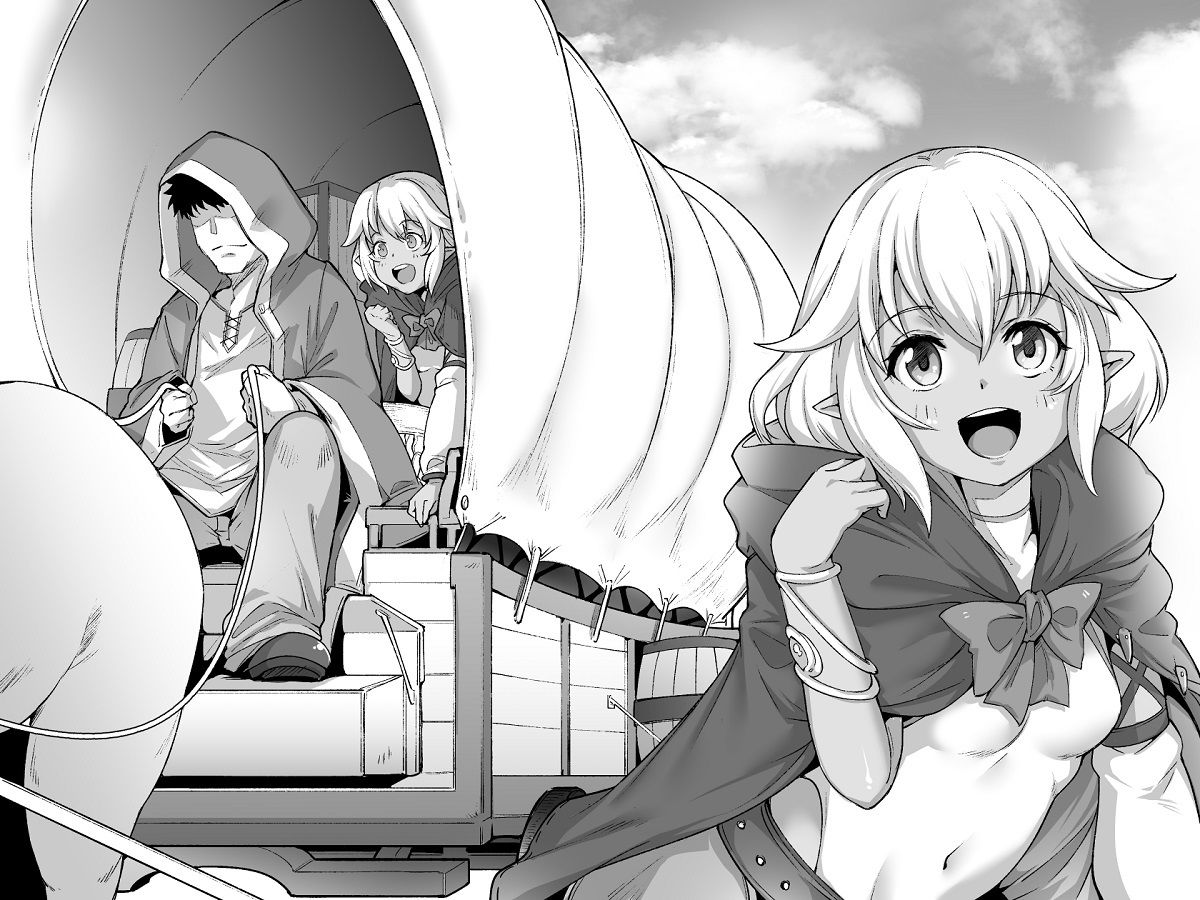 サンプル画像1:ダークエルフ少女の旅物語～あなたと廻る、世界を巡る～ [作品ID:d_132338]