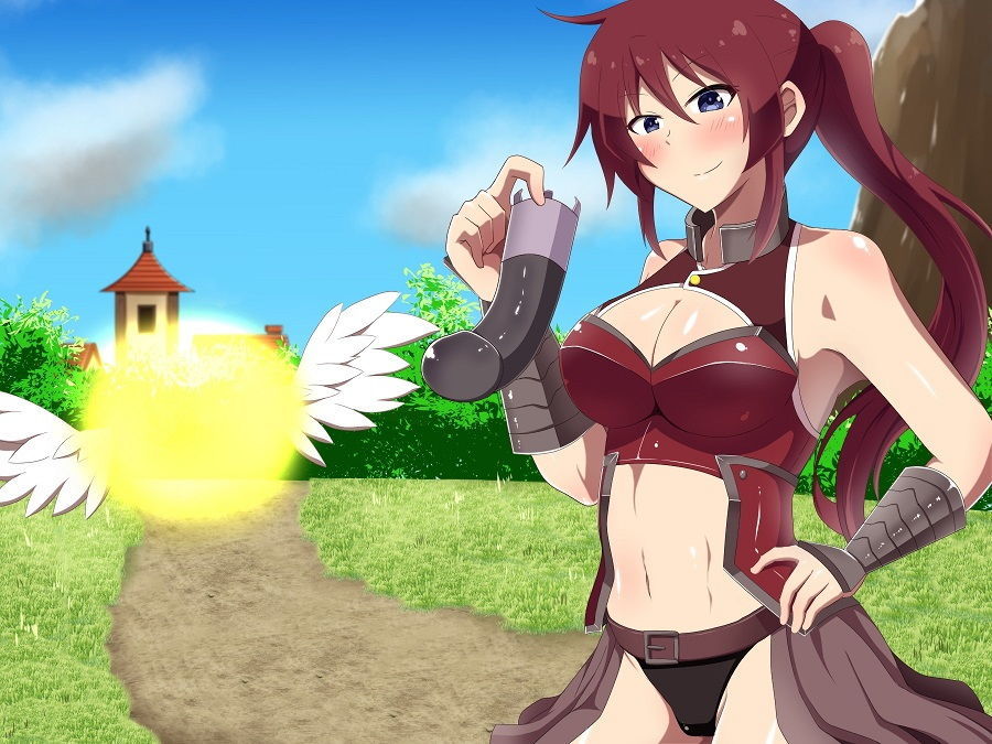 サンプル画像1:妖精に囁かれながら、騎士団長の姉にお仕置きされる勇者 [作品ID:d_132671]