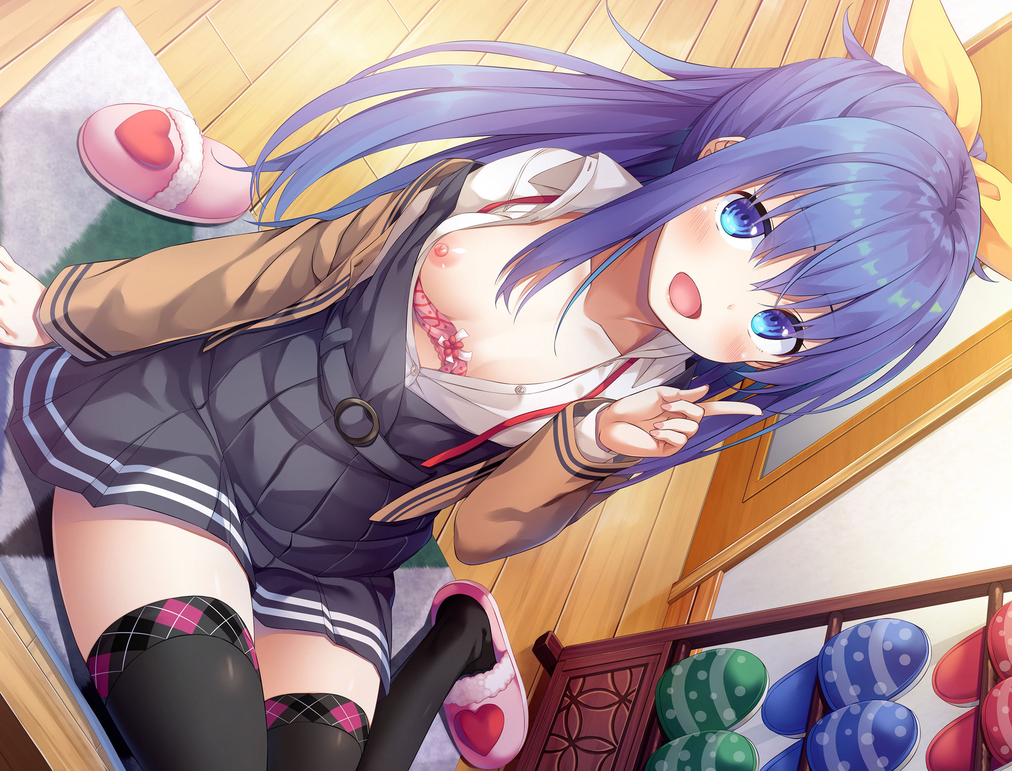 【バイノーラル】仕事終わりのあなたを、JKの幼妻が囁きHでいっぱい癒してあげます♪画像no.1