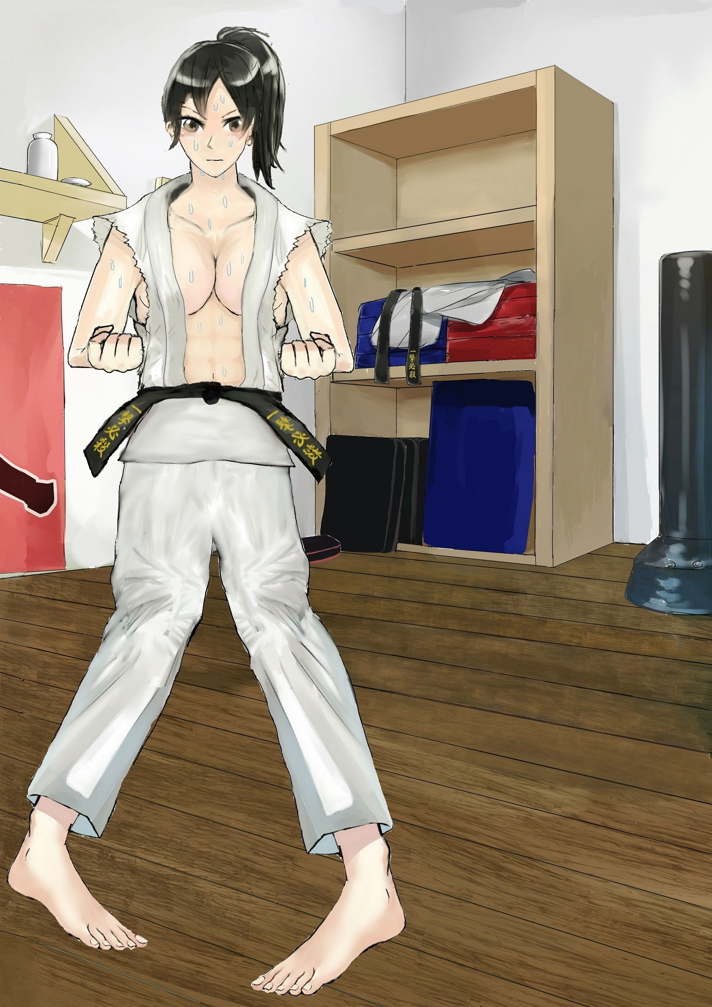 サンプル画像3:沖縄空手美女の足の裏 FEET OF OKINAWAN KARATE GIRL (拳) [d_135122]