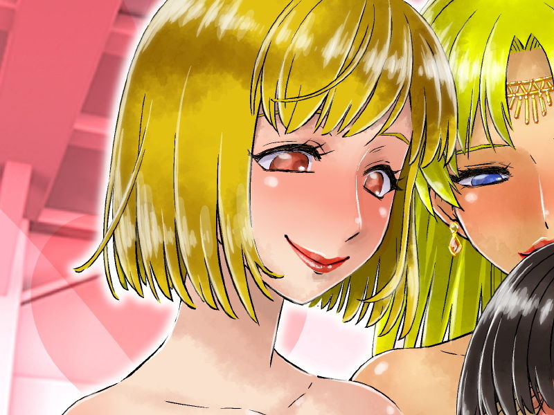 サンプル画像4:レズエッチ4～中世世界で新興女体化宗教にハマったアナタ（最後はラブラブ♪ハッピーエンド） (風呂井戸ソフト) [d_135760]