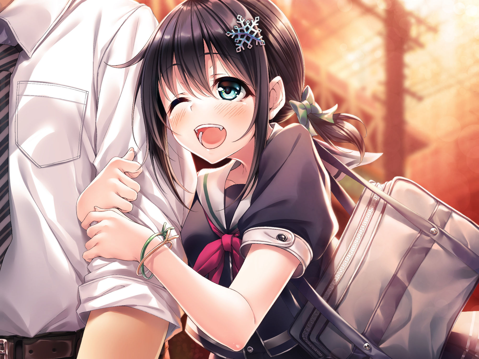 サンプル画像1:彼女と一緒の帰り道 ～雪原舞結～【バイノーラル】 (Whisp) [d_136234]