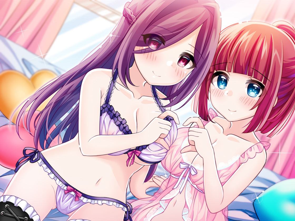 サンプル画像1:今日のおま○こ当番メイド～梢の濃厚ぺろぺろ搾り尽くし騎乗位＋つばきの淫語オナサポ～(DL製作班) [d_139570]