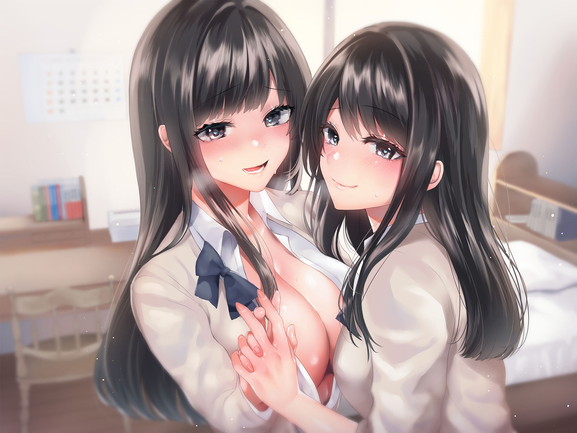 サンプル画像1:ドスケベ姉妹のセックスフルコース♪(アゲハ蝶) [d_141374]