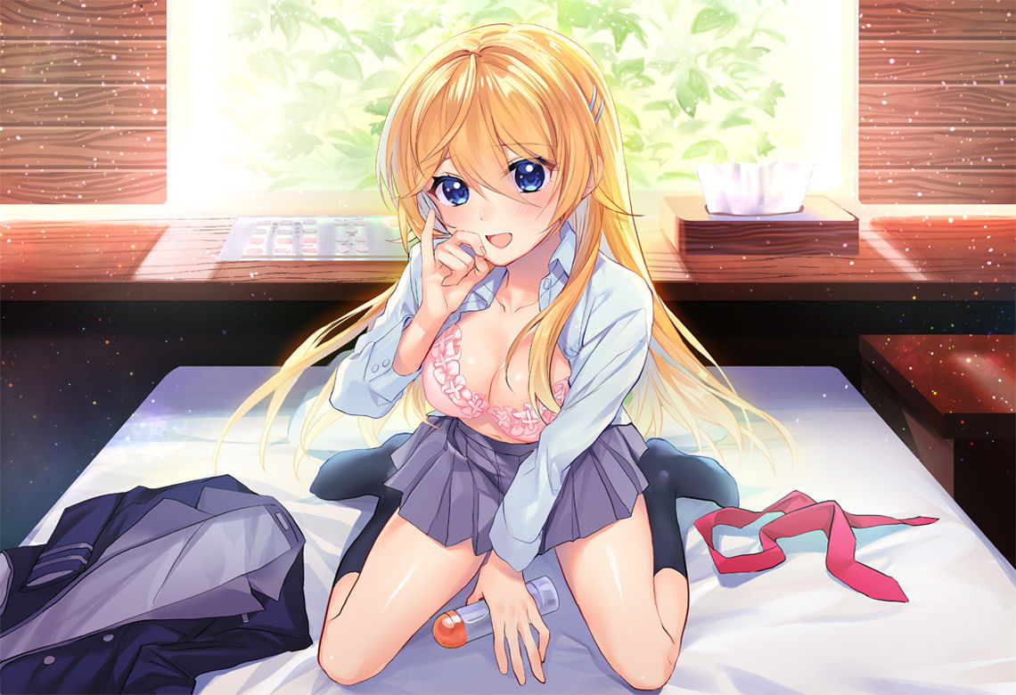 サンプル画像4:じらし上手なありさちゃんに負けてはいけない ～射精しちゃったら交際決定だよ♪～(調教少女) [d_147459]