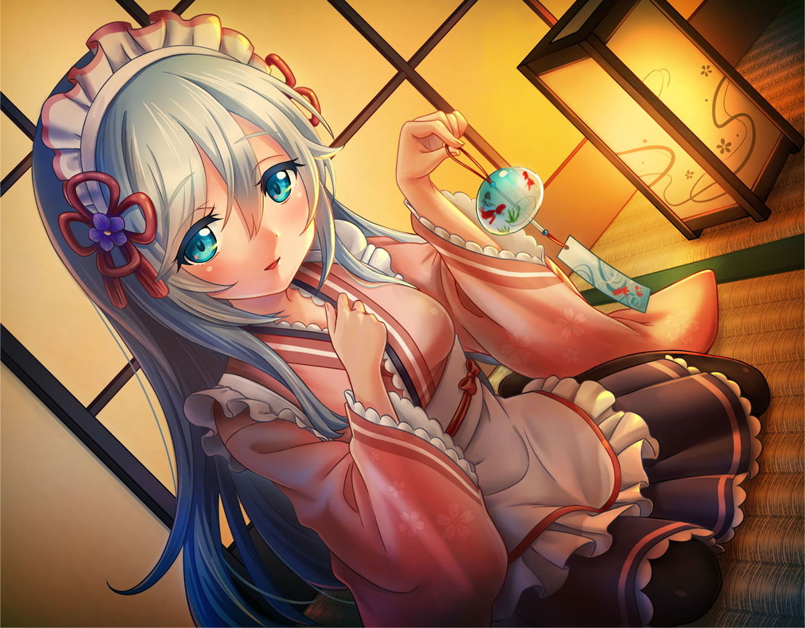 サンプル画像1:癒し娘～御付きの妹メイドさんに癒してもらいたい～【バイノーラル/ハイレソ】(ぜんさい) [d_148127]