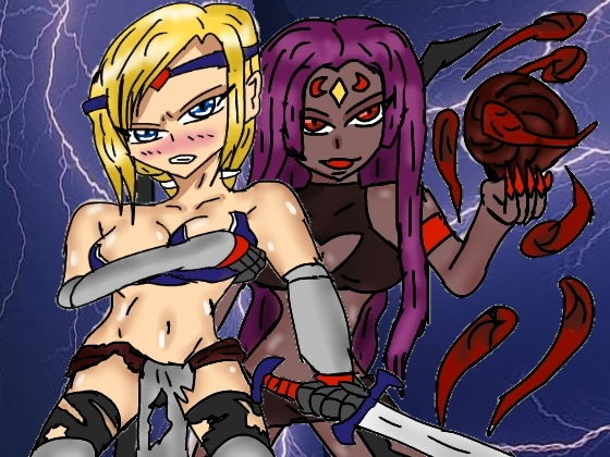 サンプル画像2:魔王に敗北した女勇者(同人サークル  ルナ) [d_150300]