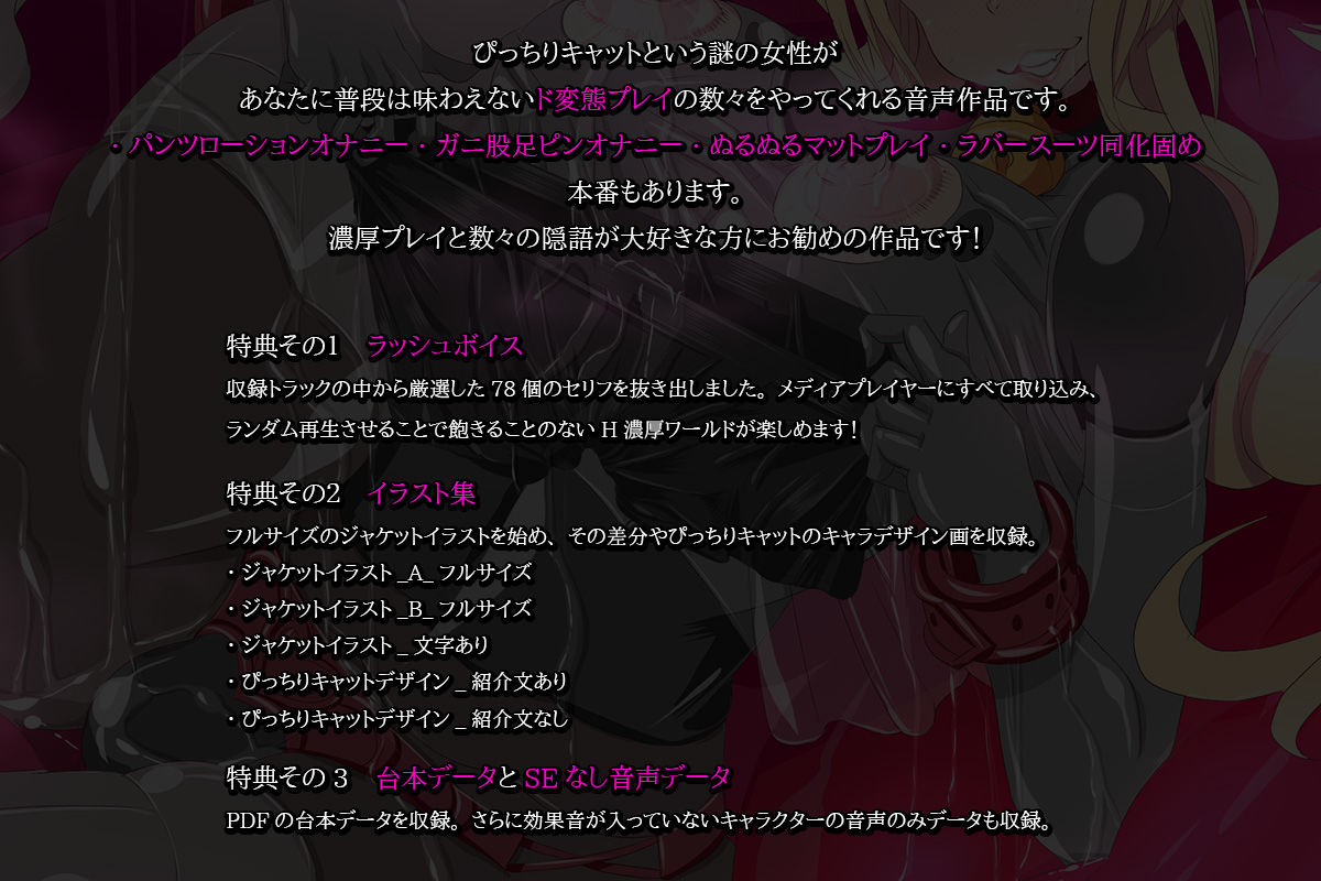 サンプル画像2:ぴっちりキャットとド変態SEX！(煙屋) [d_150803]