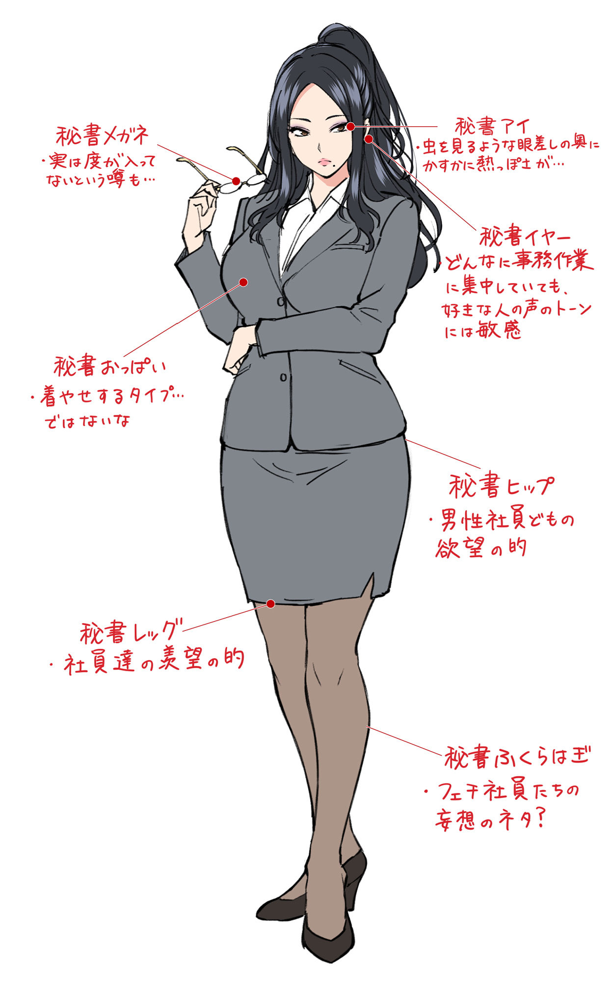 サンプル画像2:イヤそうな顔でパンツ見せてくれた後、事務的に性処理してくれる秘書さんは嫌いですか？(さいおん) [d_151246]