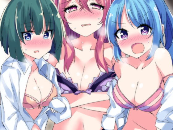 サンプル画像1:後輩3人逆レイプ 一人ずつ突然襲われ絡み合い問答無用で中出し種付け(ケチャップ味のマヨネーズ) [d_153152]