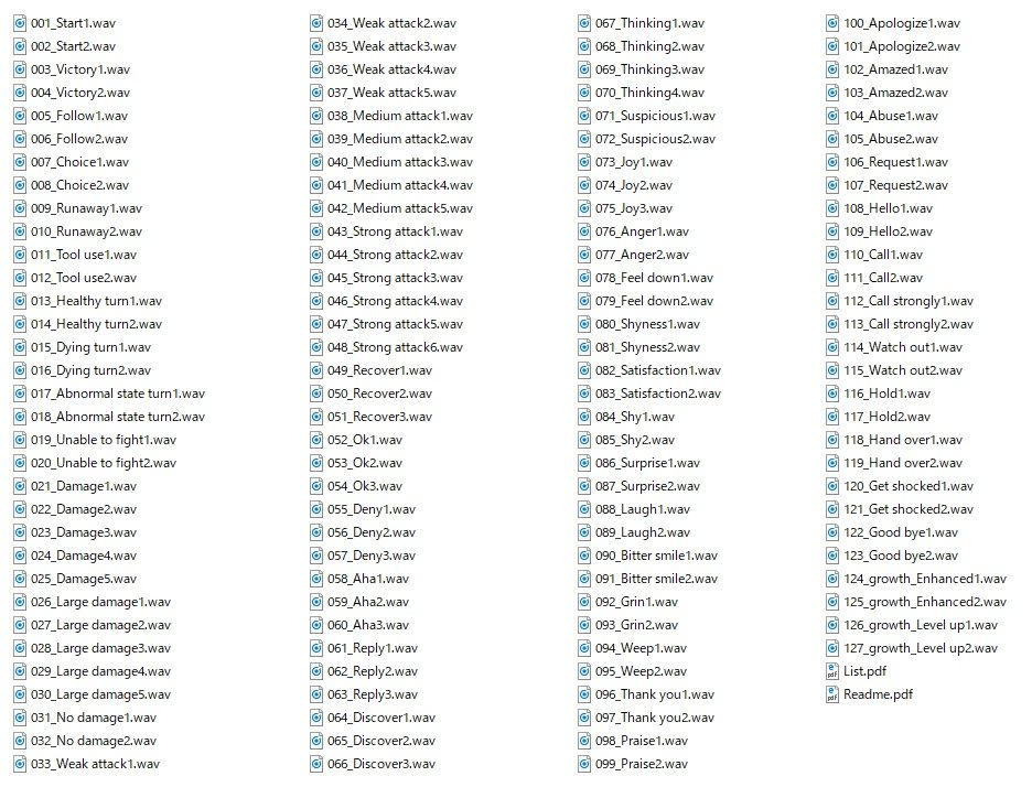 サンプル画像2:Japanese Anime Voices:Female Character Series Vol.1(ボイスレック) [d_153385]