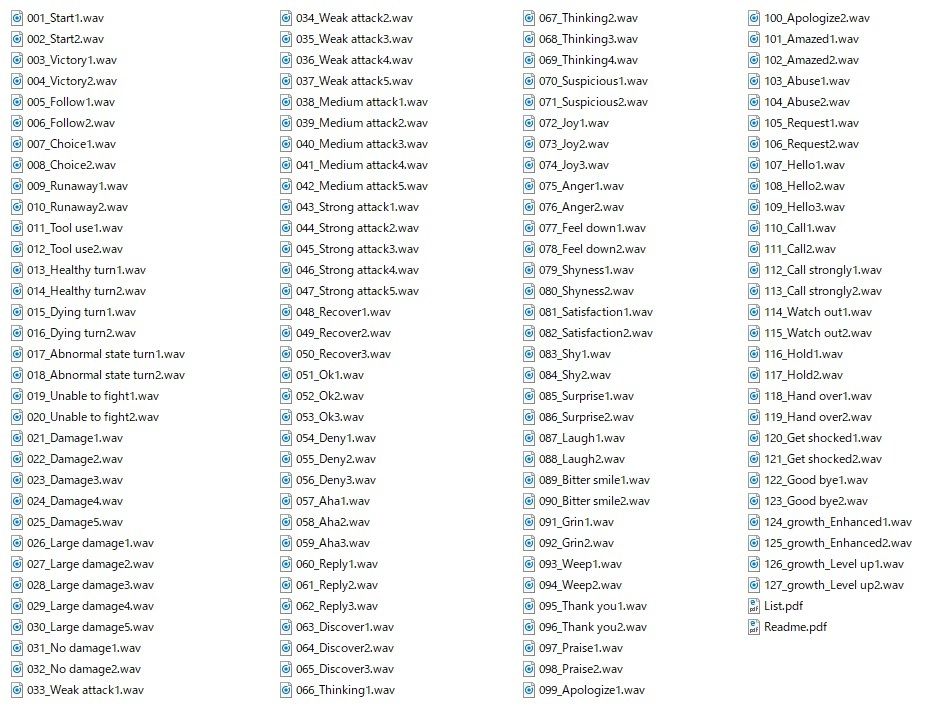 サンプル画像2:Japanese Anime Voices:Female Character Series Vol.2(ボイスレック) [d_153561]