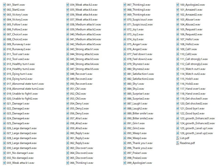 サンプル画像2:Japanese Anime Voices:Female Character Series Vol.4(ボイスレック) [d_153563]