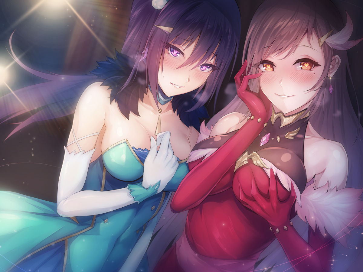 サンプル画像1:ツインアイドル催眠発情肉便器堕ち！(しゃーぷ) [d_154440]