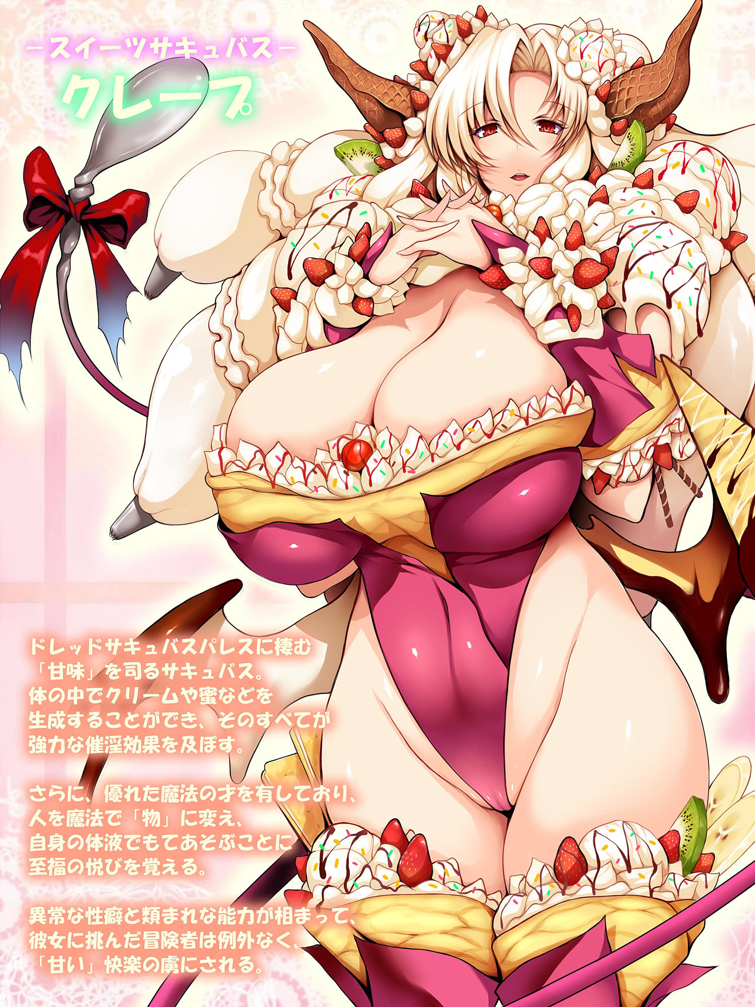 サンプル画像1:ドレッドサキュバスパレス-スイーツサキュバスの甘露吸搾―(abnormal fantasy) [d_154605]