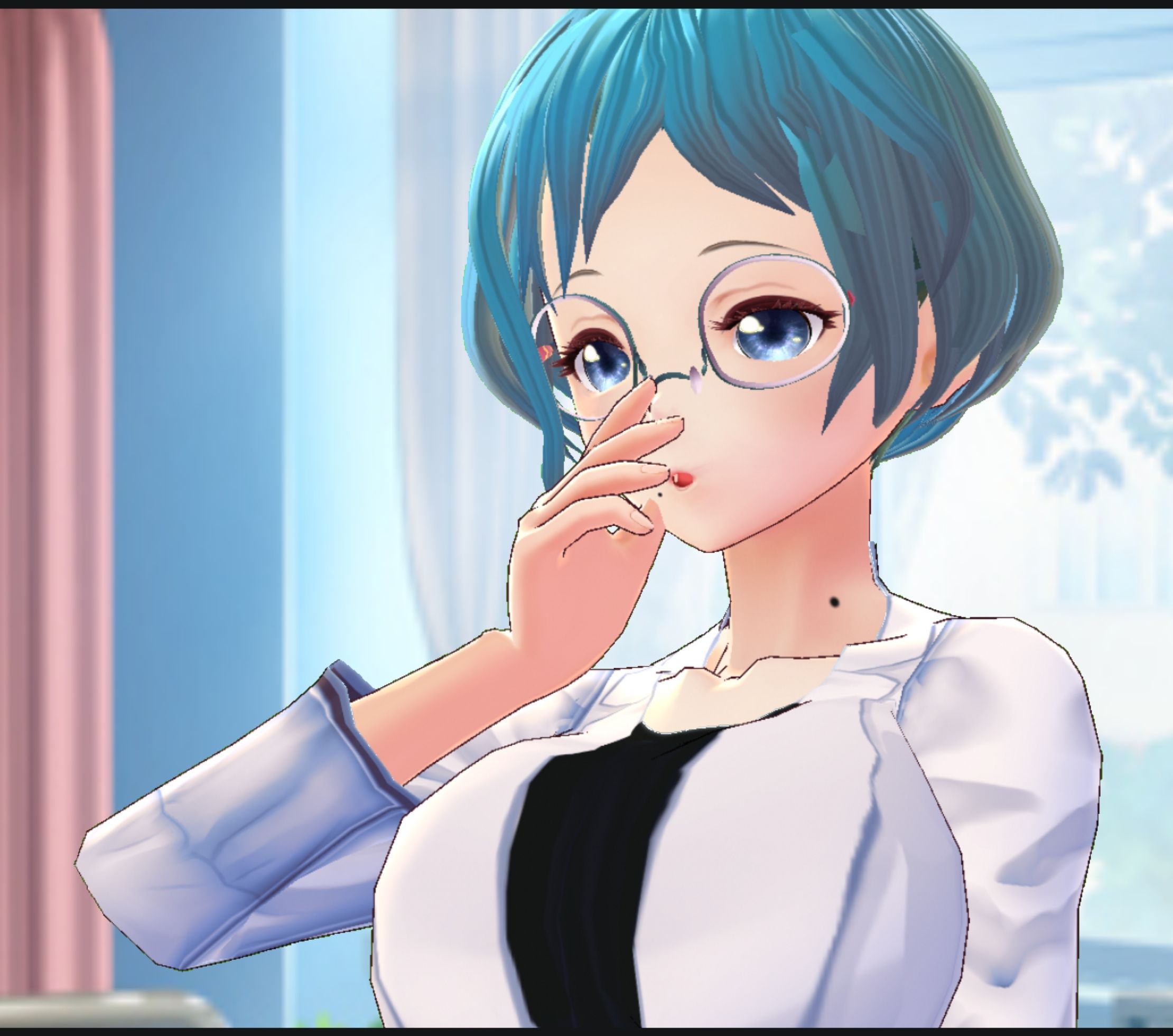 サンプル画像2:ヒミツのシェアハウスvol4（201号室の羽山香澄先生）(りんご飴) [d_155078]