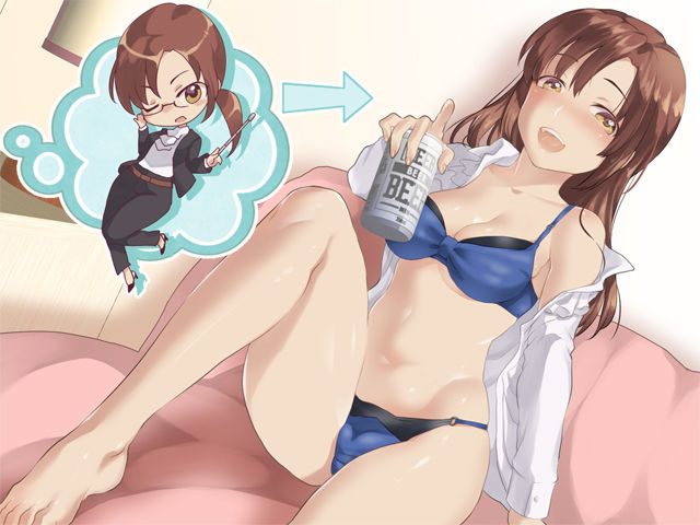 サンプル画像1:外ではしっかり者な彼女(Aボイス) [d_155339]