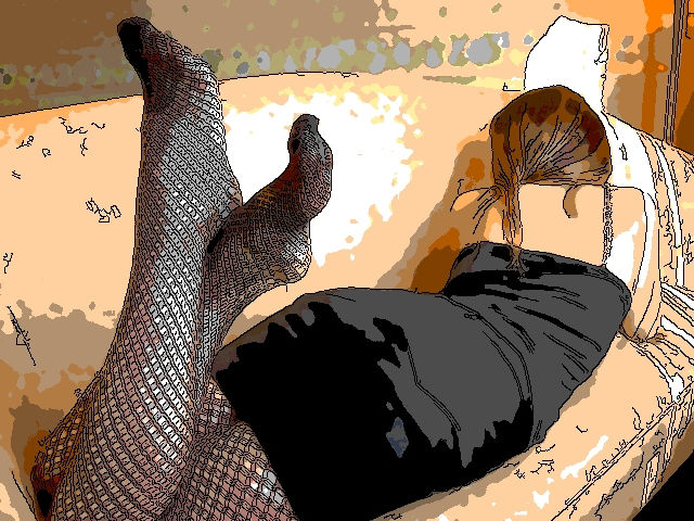 サンプル画像1:ホテルに入るなりアイマスクと手枷をして拘束しソファにM字開脚で座らせた若奥さまをたっぷりイジめてドMに目覚めさせる(Evangelist) [d_156533]