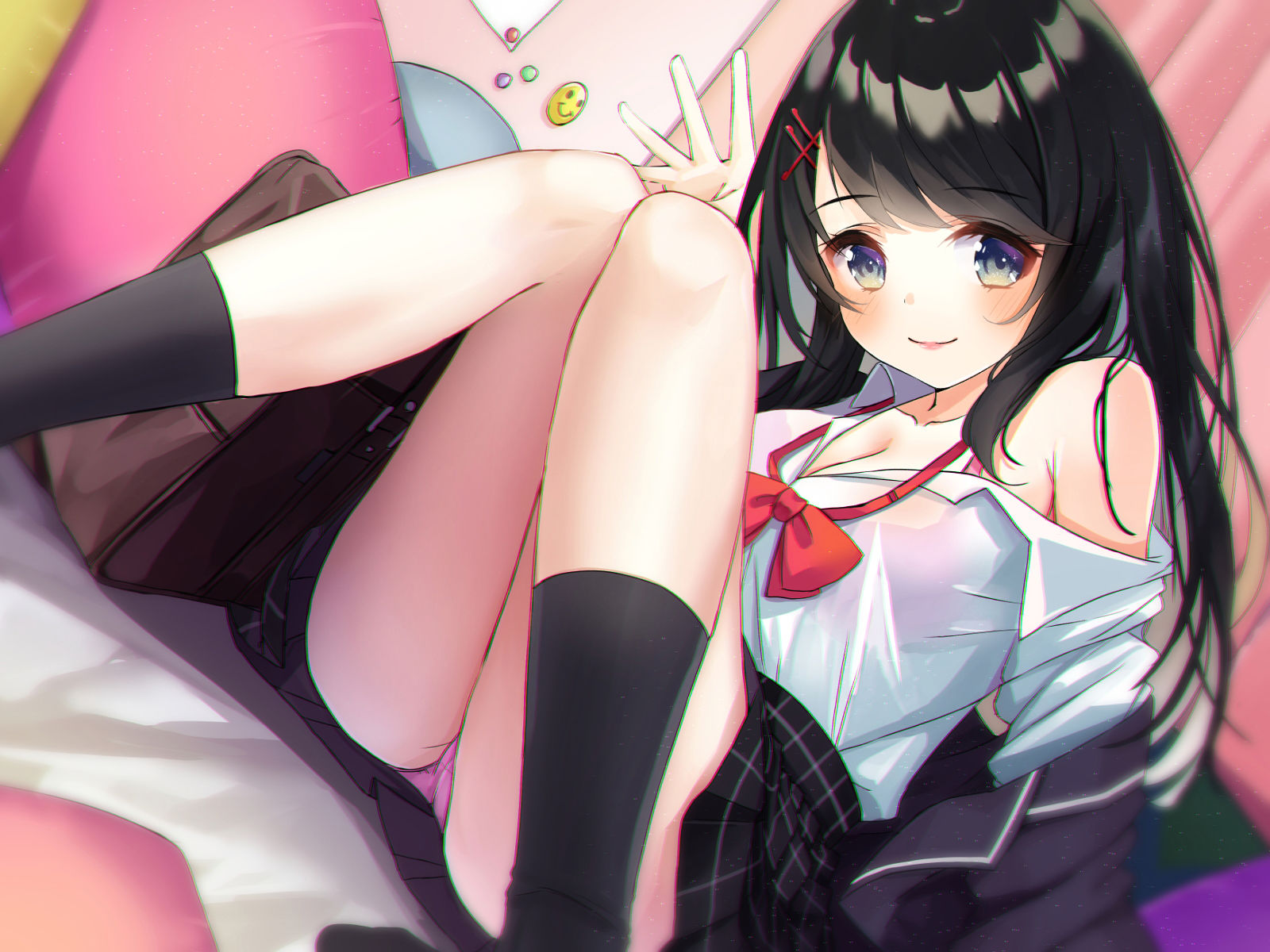 サンプル画像1:『ゆるふわJKりふれ』 ～ほのぼのでふわふわなミルキーJKが、耳かきと耳舐めで癒してくれる～ （バイノーラル）(WHITE RIBBON) [d_157449]