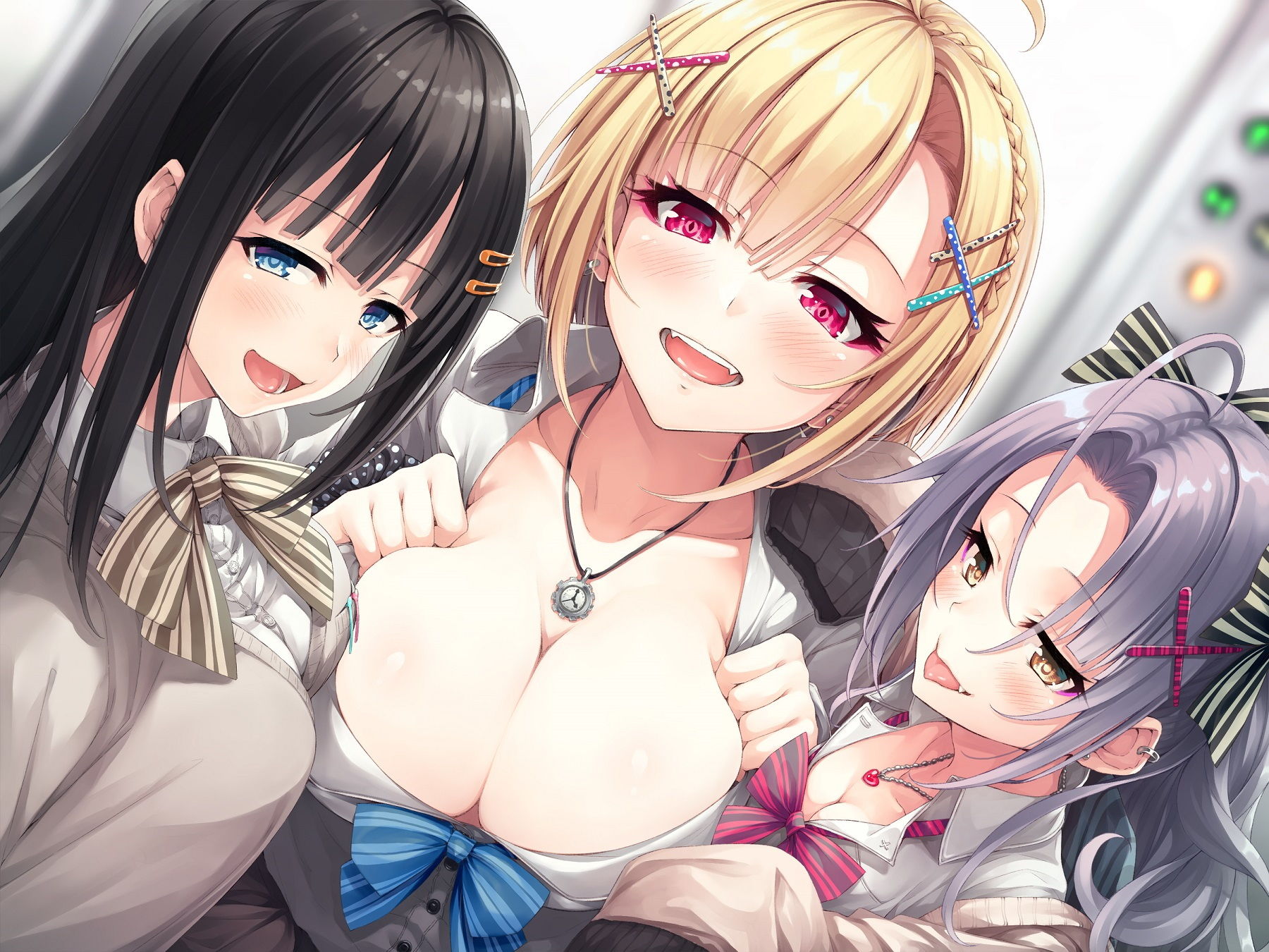 サンプル画像1:【ハイレゾ×KU100バイノーラル】『GALS！ ～ギャル三人とエレベーターに閉じ込められた話～』(Whisp) [d_157500]