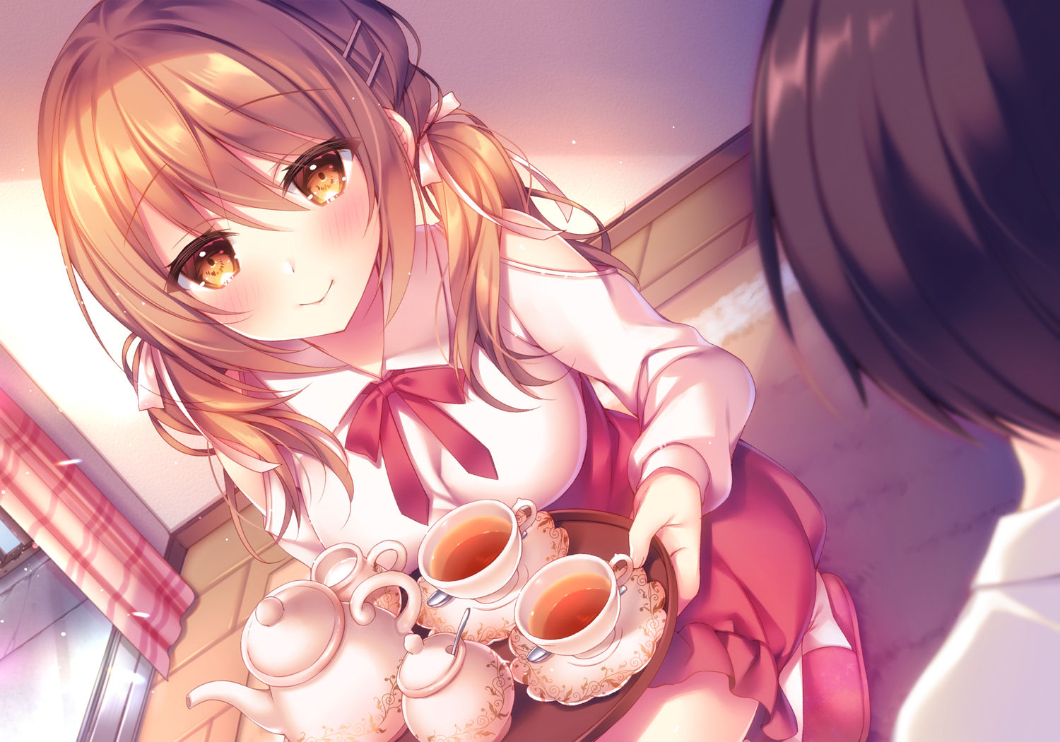 サンプル画像1:女体化催眠:ほのぼの百合えっち ～夢見る少女のあまあま鬼クンニ～（全編バイノーラル）(しりあるヒプノ) [d_157952]