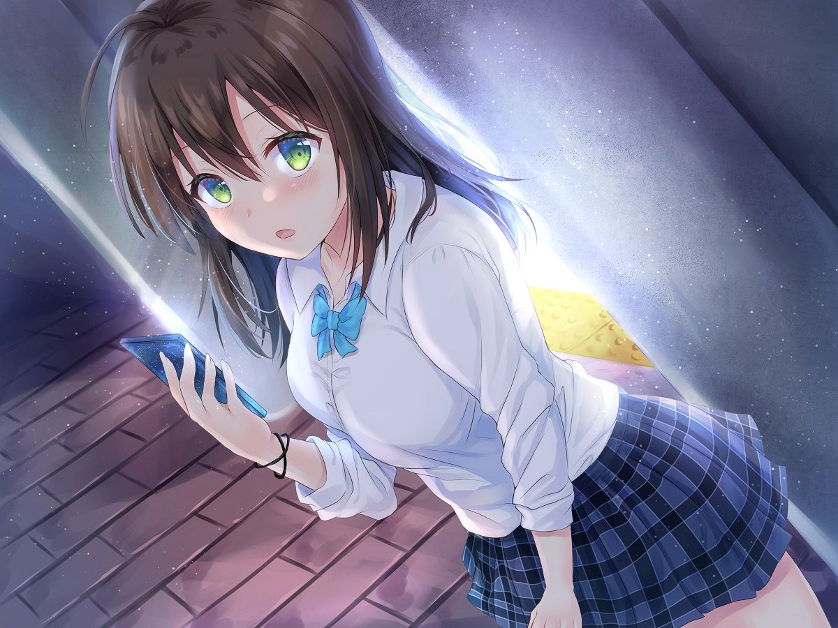 サンプル画像1:アプリで出会ったむっつりJK ～えろえろ処女は勉強熱心！？～(夕暮れ図書館) [d_160067]